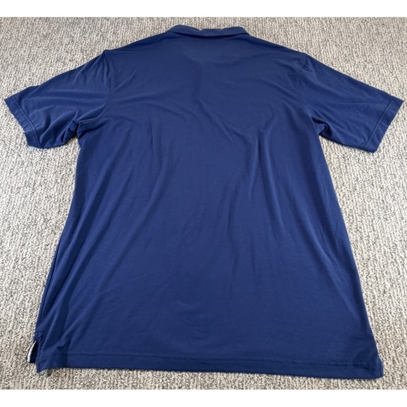 Peter Millar Seaside Golf Polo Men's Large Blue Embroidered Stretch Performance - Picture 7 of 9